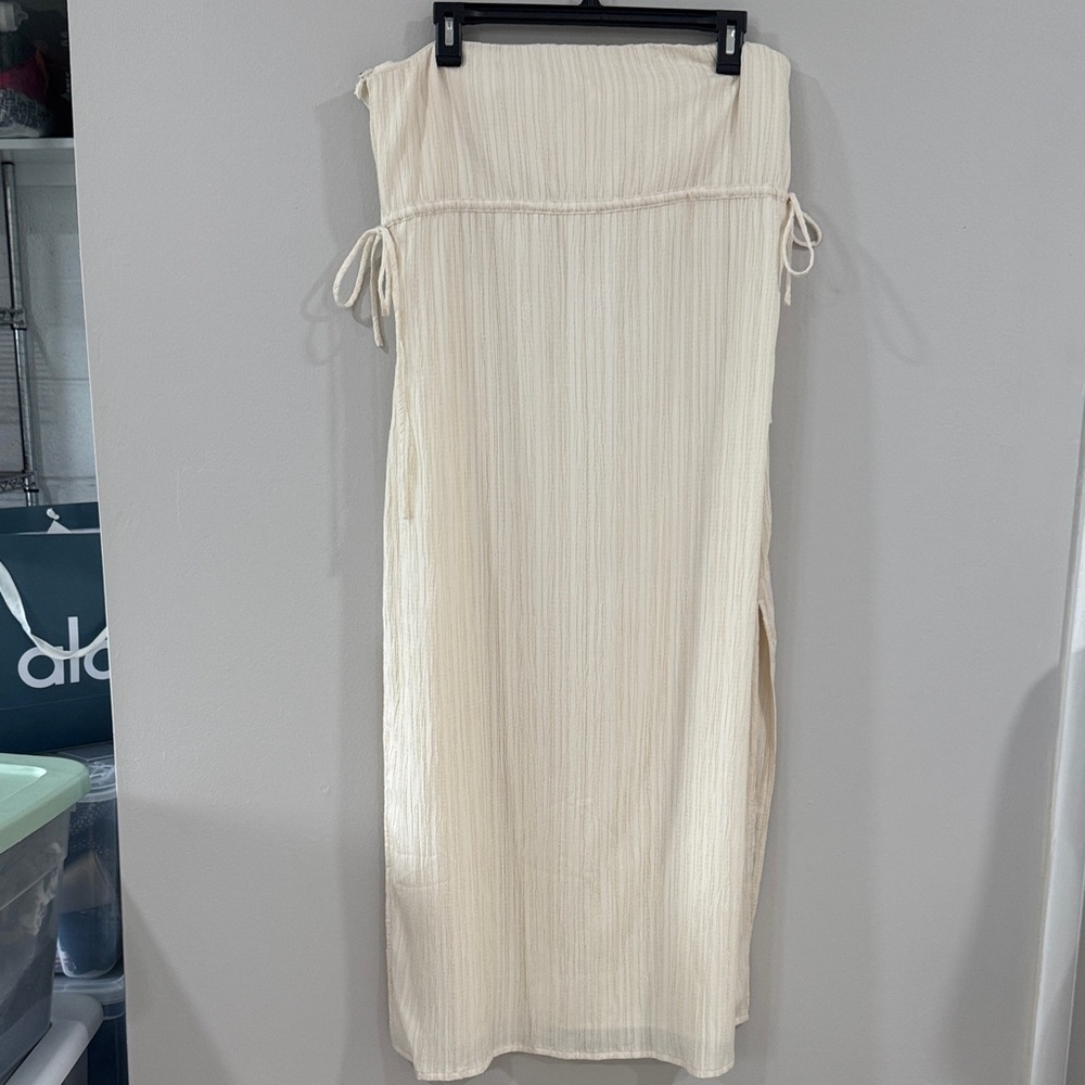 NWT DISSH Cream tube top Tunic boho lagenlook - Picture 2 of 7